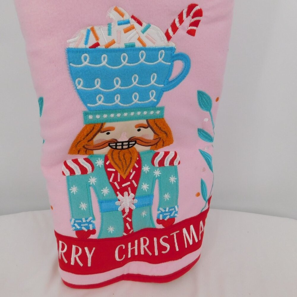 Ashland Nutcracker Merry Christmas Tree Skirt Multicolor 48" Hot Chocolate New - Picture 4 of 6